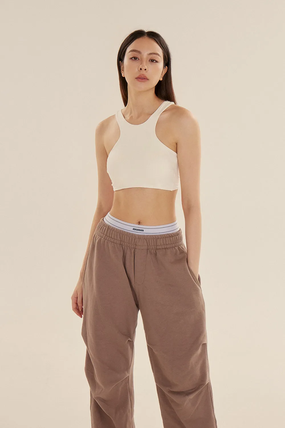 輕透削肩 BraTop<br>ESSENTIAL Y-NECK BRA TOP