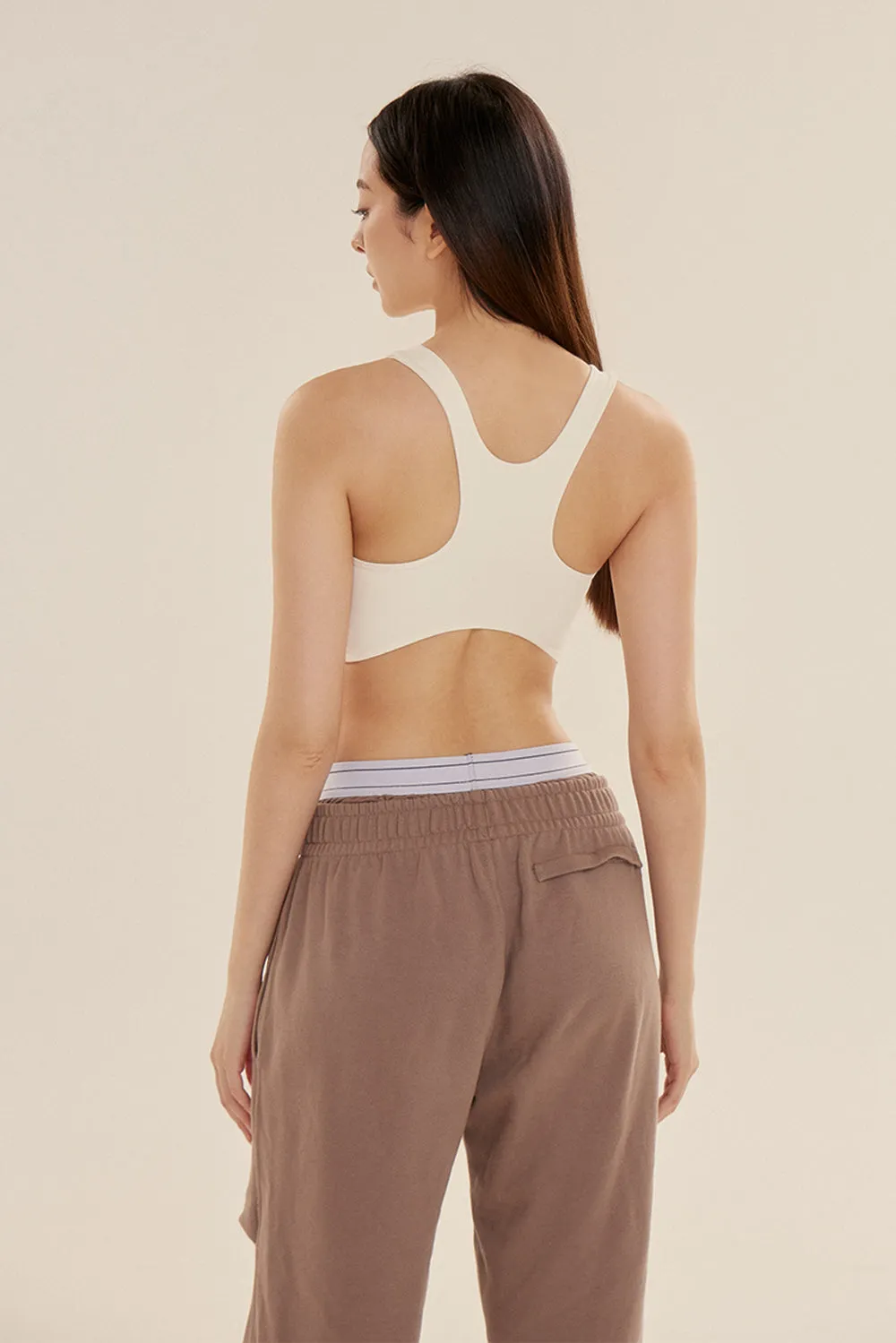 輕透削肩 BraTop<br>ESSENTIAL Y-NECK BRA TOP