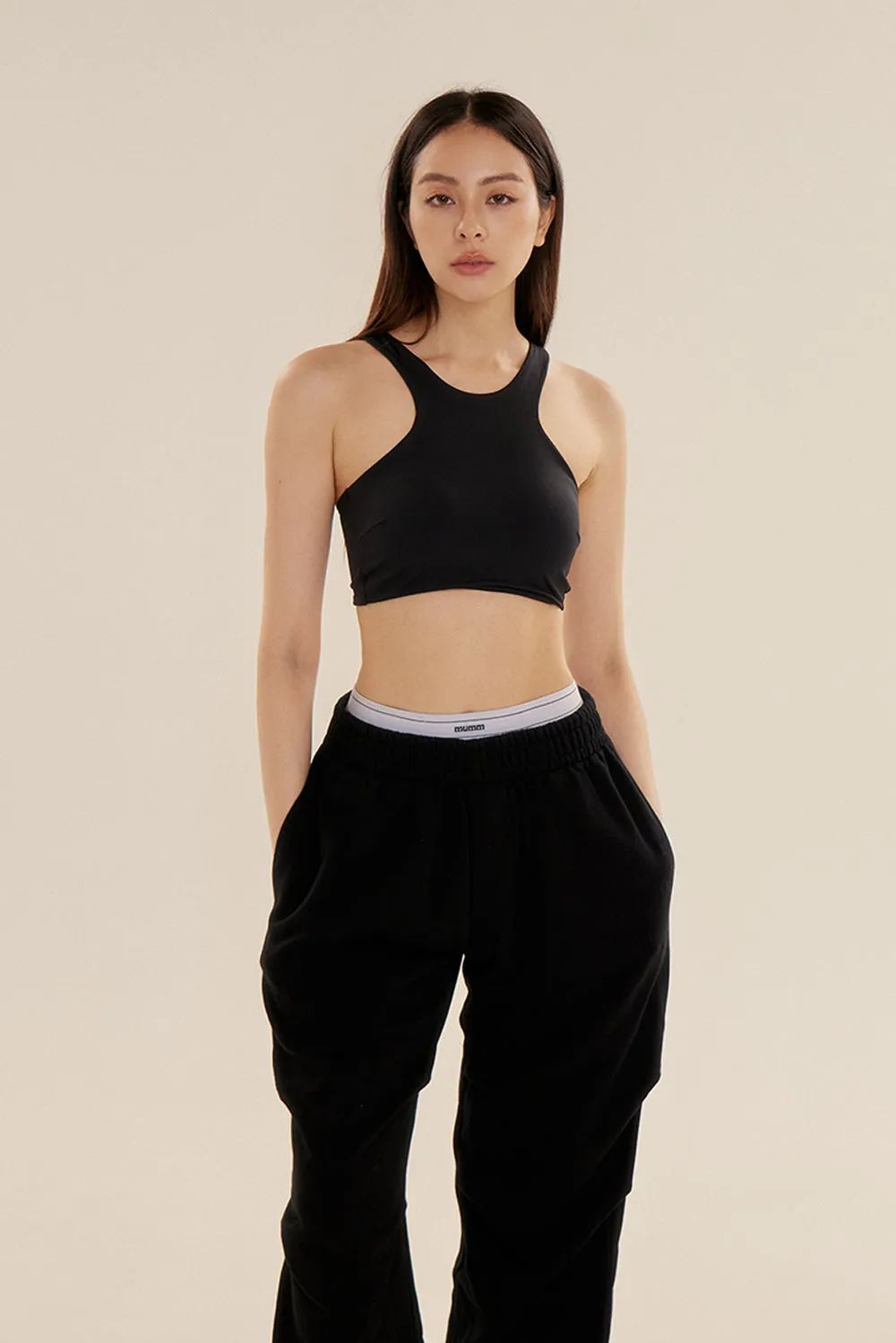 輕透削肩 BraTop<br>ESSENTIAL Y-NECK BRA TOP