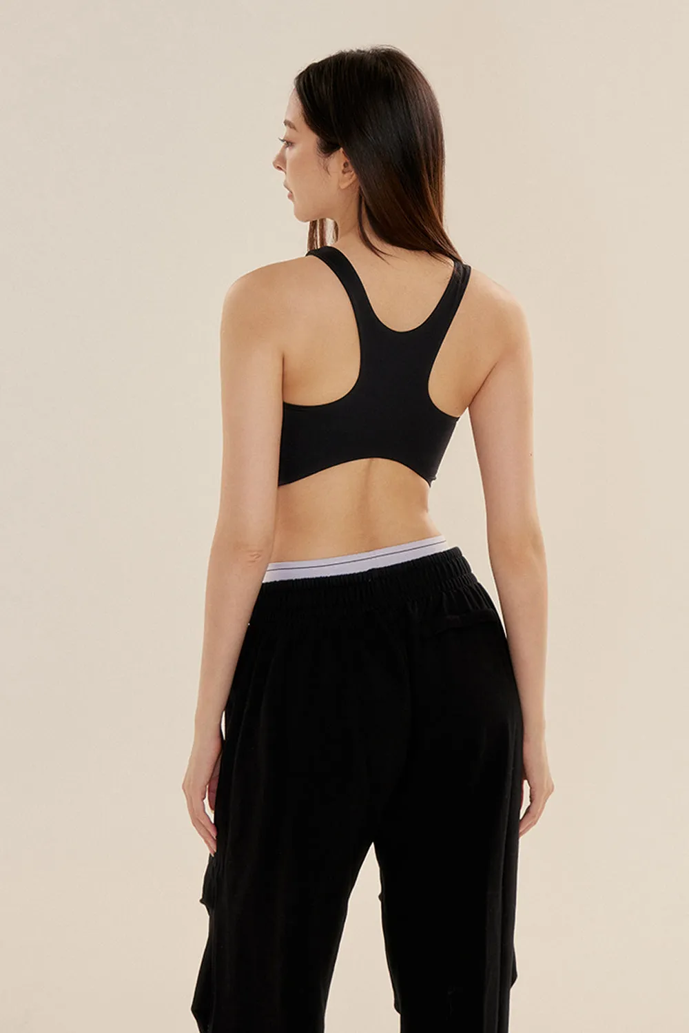 輕透削肩 BraTop<br>ESSENTIAL Y-NECK BRA TOP