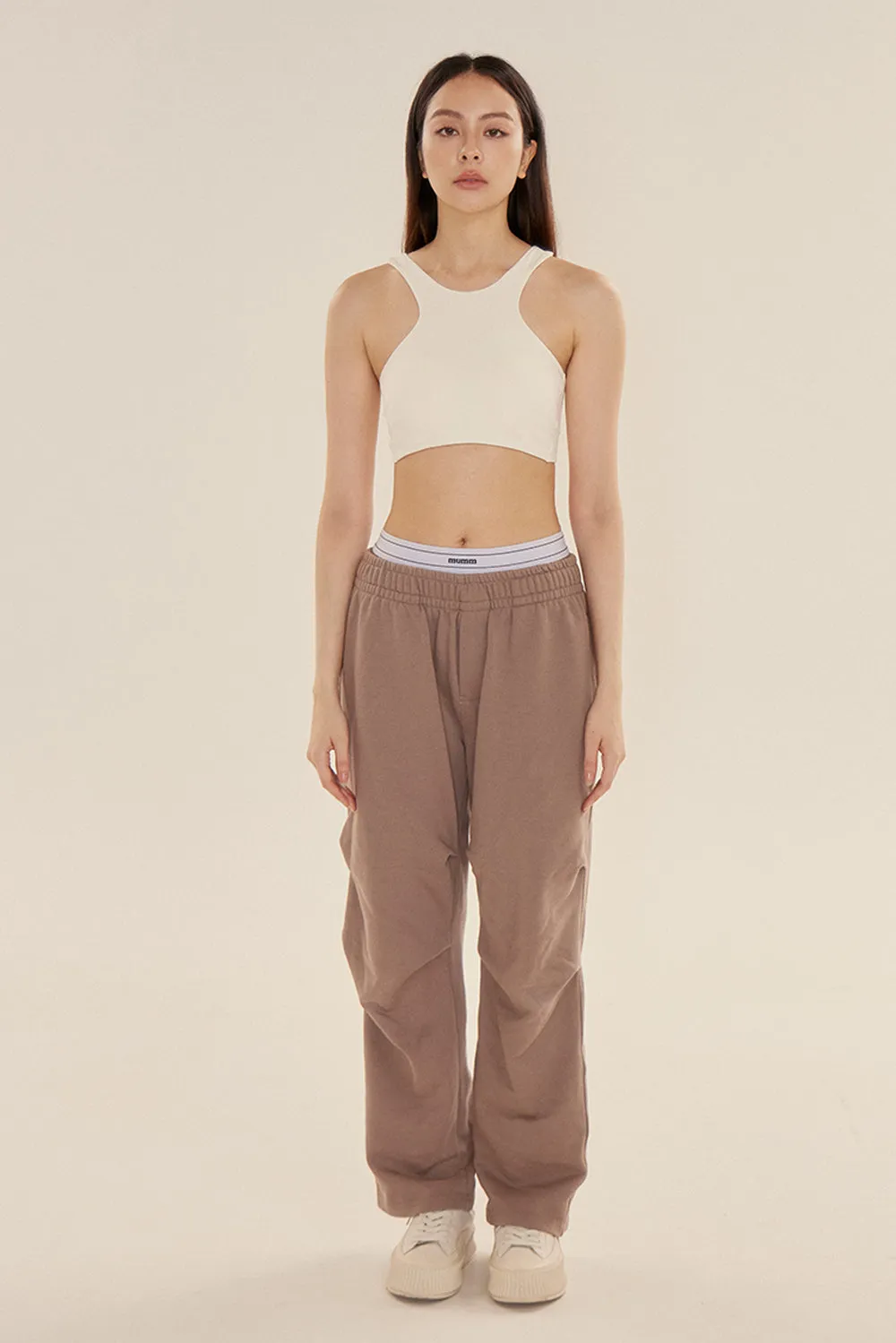 輕透削肩 BraTop<br>ESSENTIAL Y-NECK BRA TOP