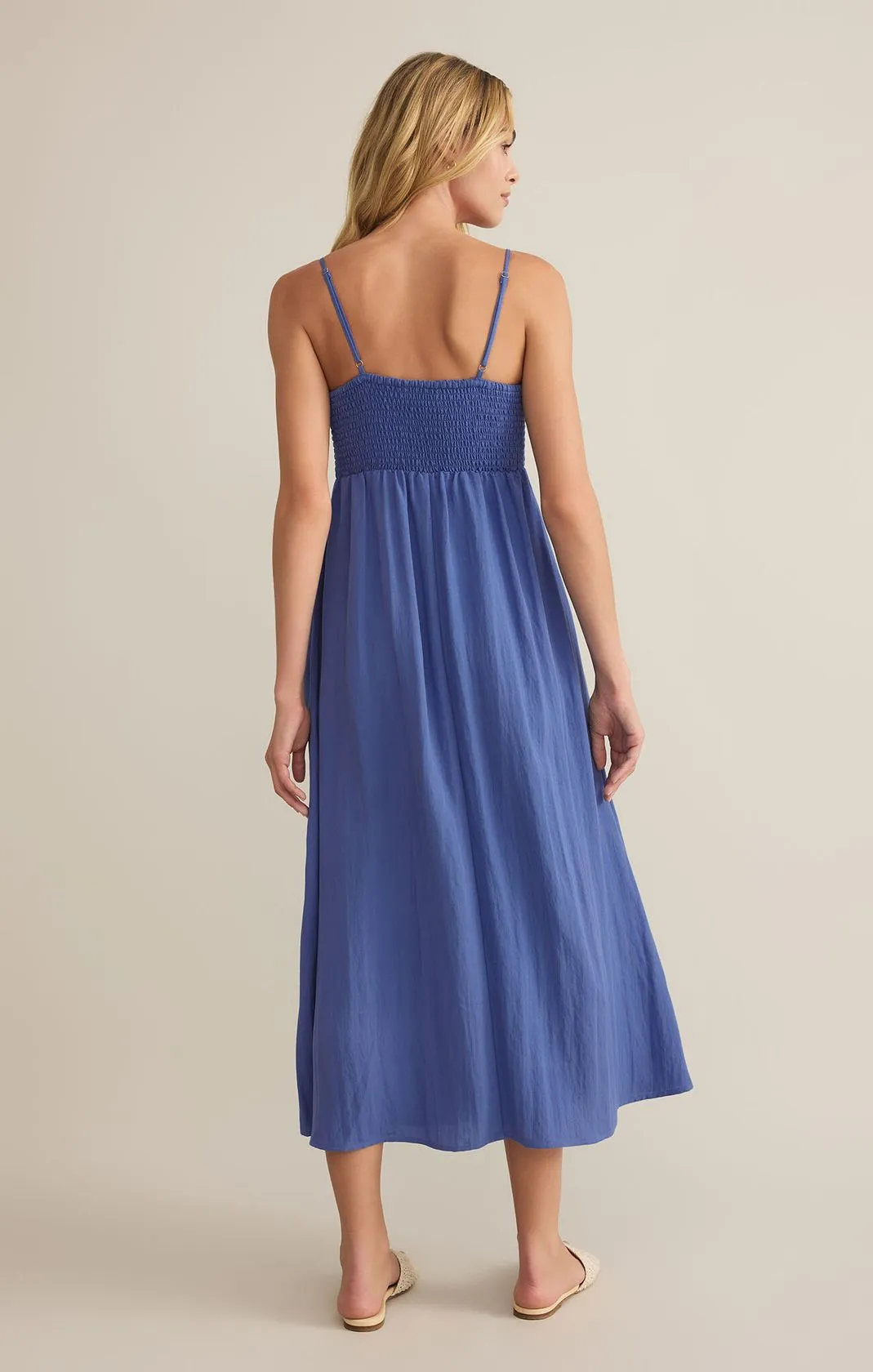 Beachside Midi Dress | Riviera Blue