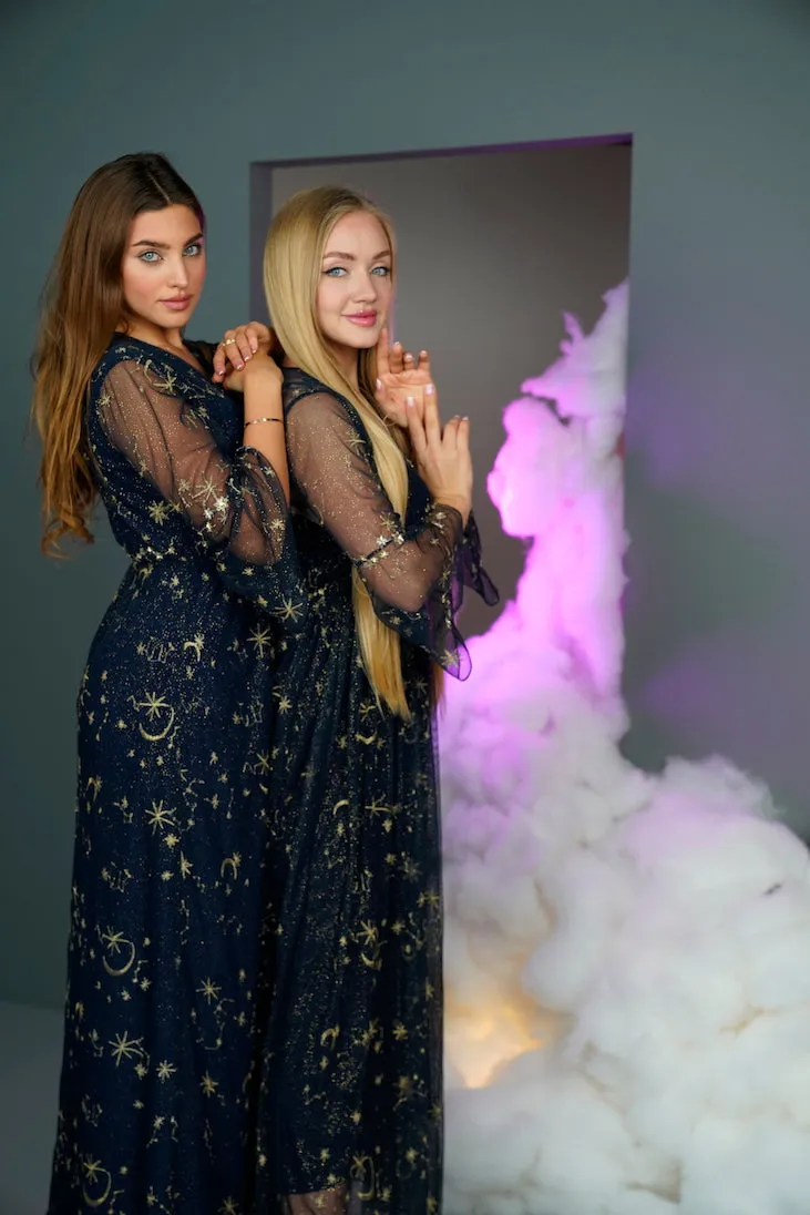 BEYOU MOON & STAR DRESSES TULLE