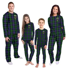 Blair Tartan Pajamas Family Set with Family Crest