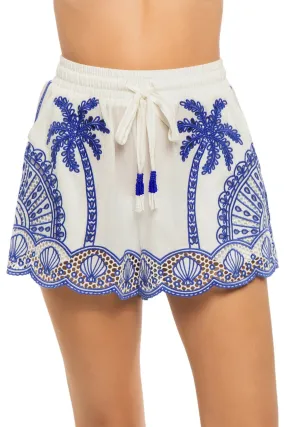 Blue Palm Richelieu Short