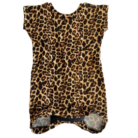 Cheetah Summer Zip Baby Romper