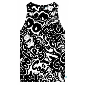 Cookies White/Black "Stack It Up" Tank Top Jersey