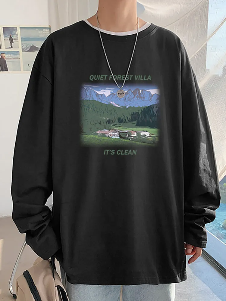 Crew Neck Cotton Loose T-Shirts