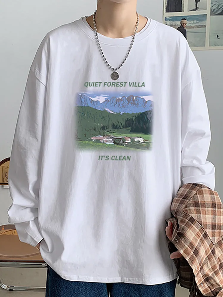 Crew Neck Cotton Loose T-Shirts