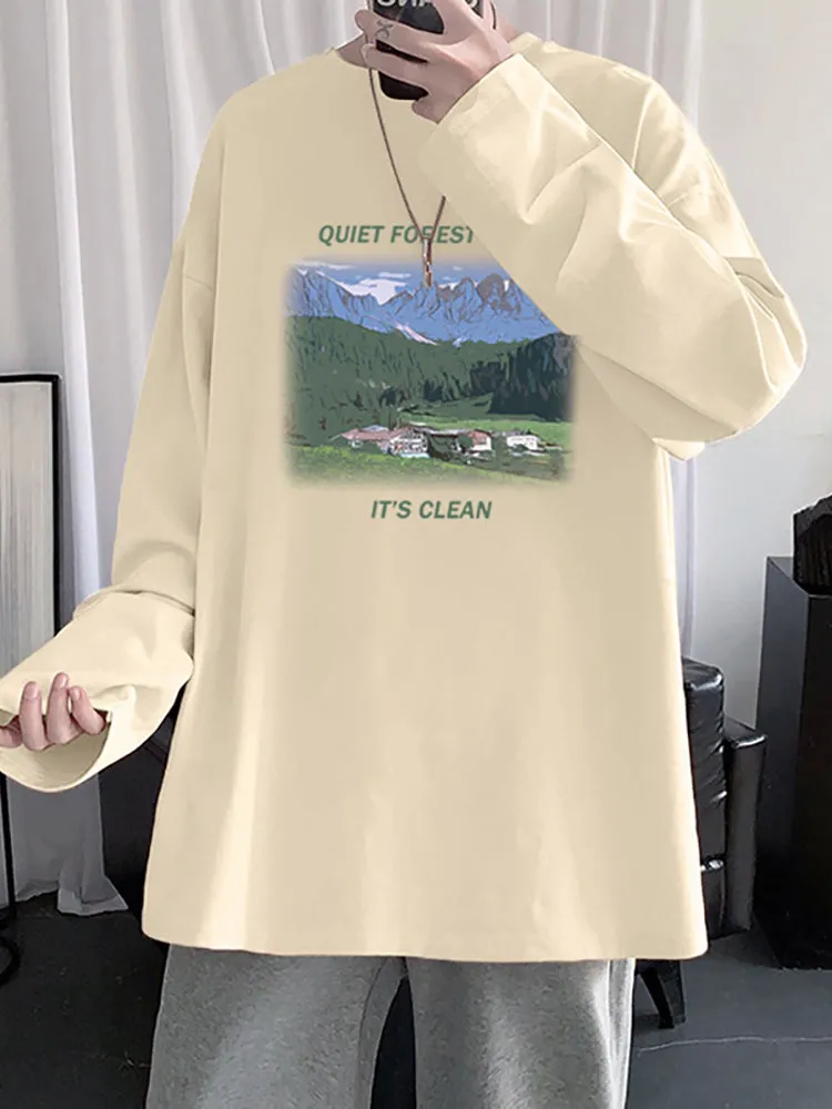 Crew Neck Cotton Loose T-Shirts