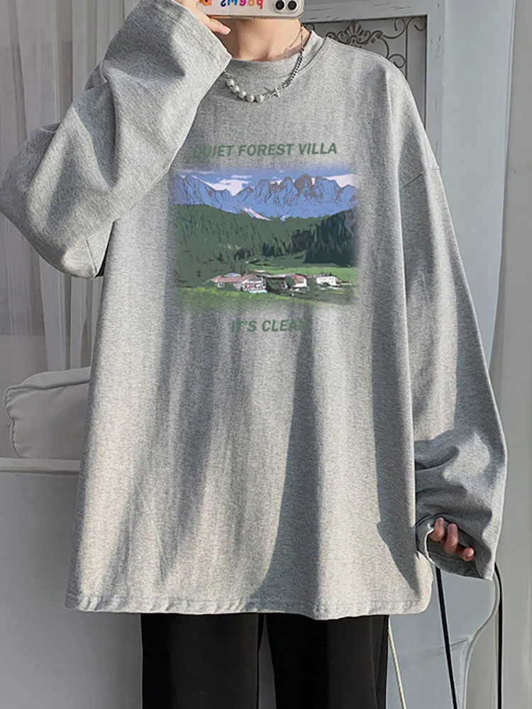 Crew Neck Cotton Loose T-Shirts