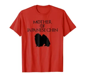 Cute &amp; Unique Black Mother of Japanese Chin T-shirt E010672
