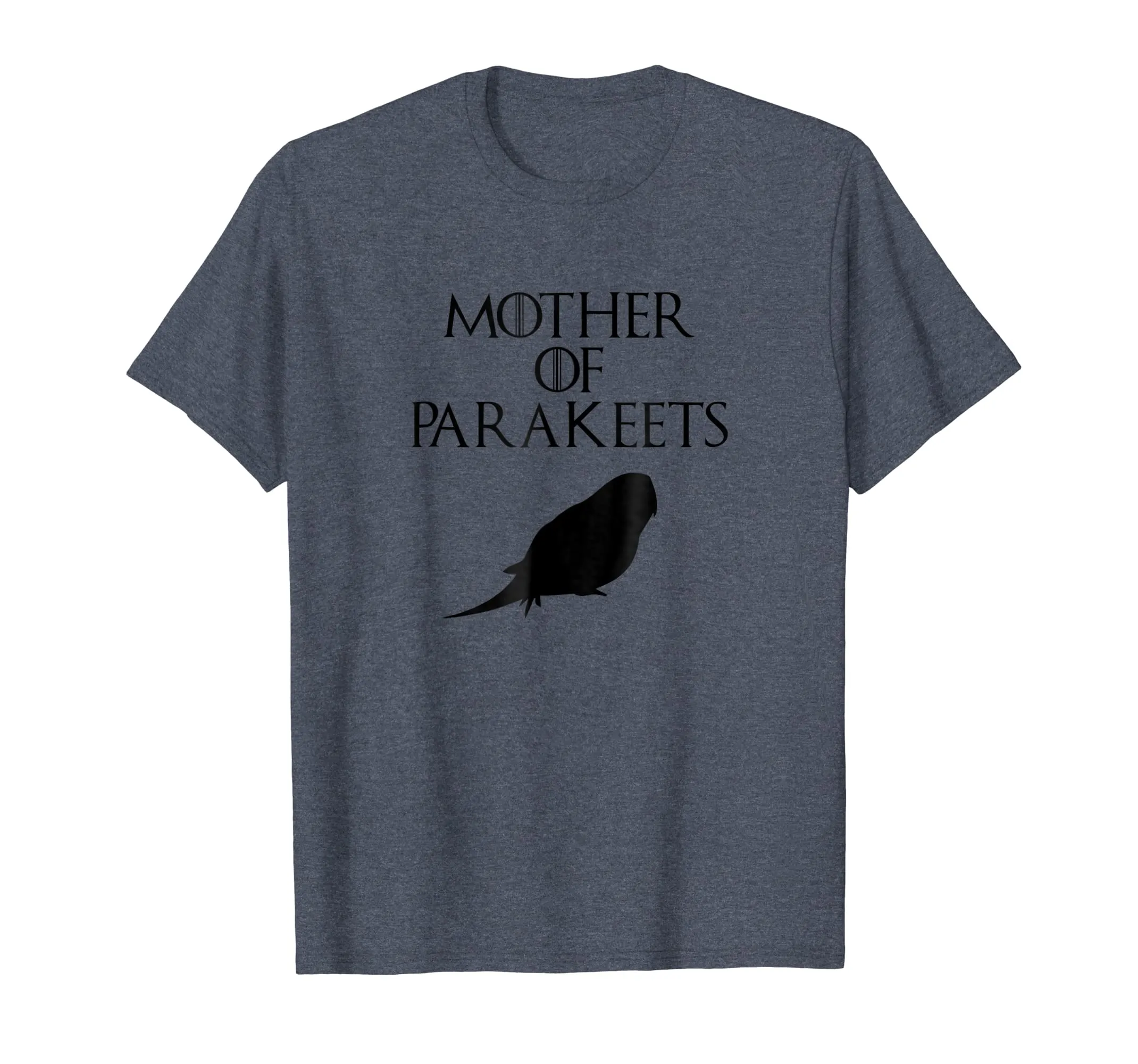 Cute &amp; Unique Black Mother of Parakeets T-shirt E010480