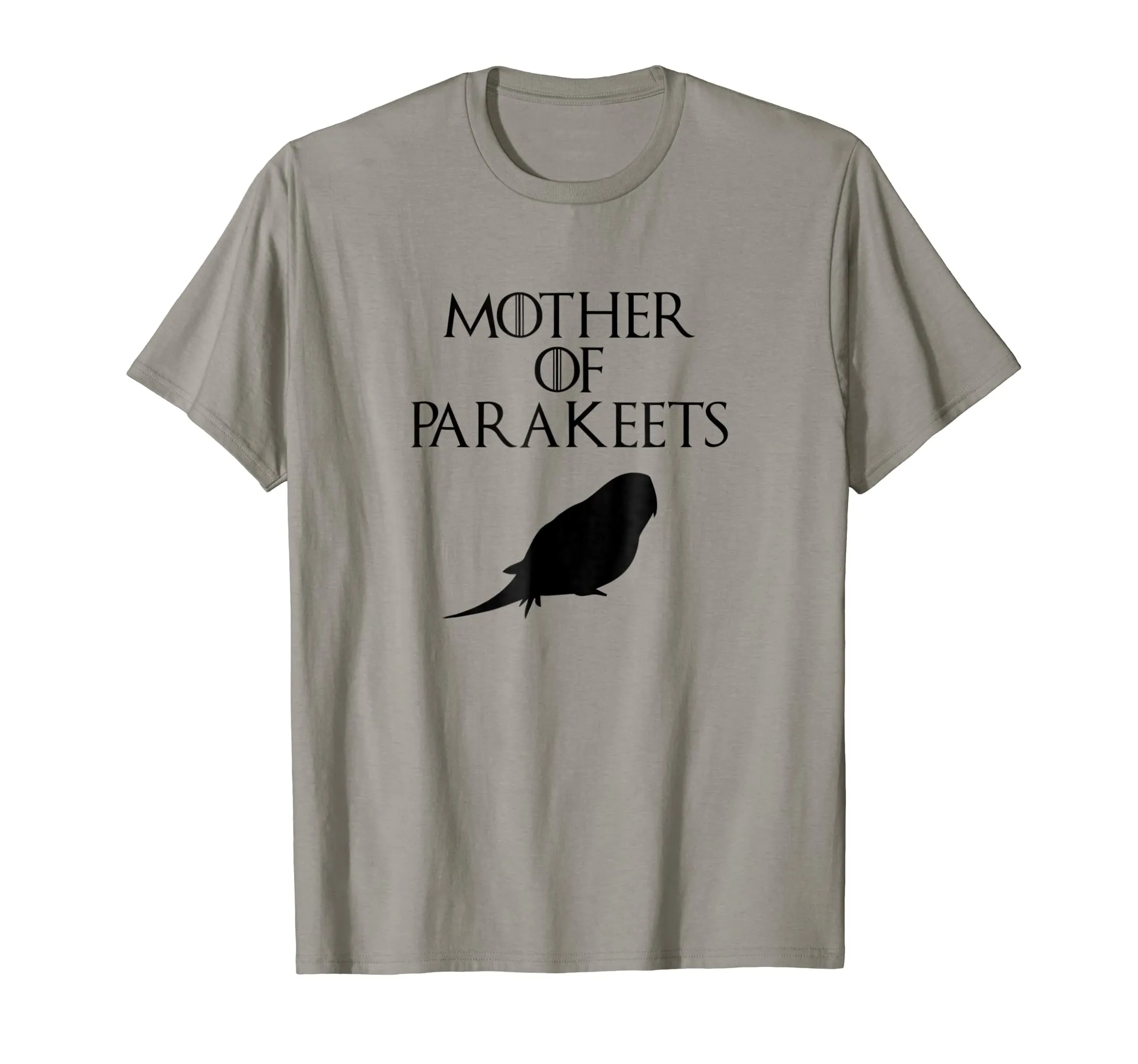 Cute &amp; Unique Black Mother of Parakeets T-shirt E010480