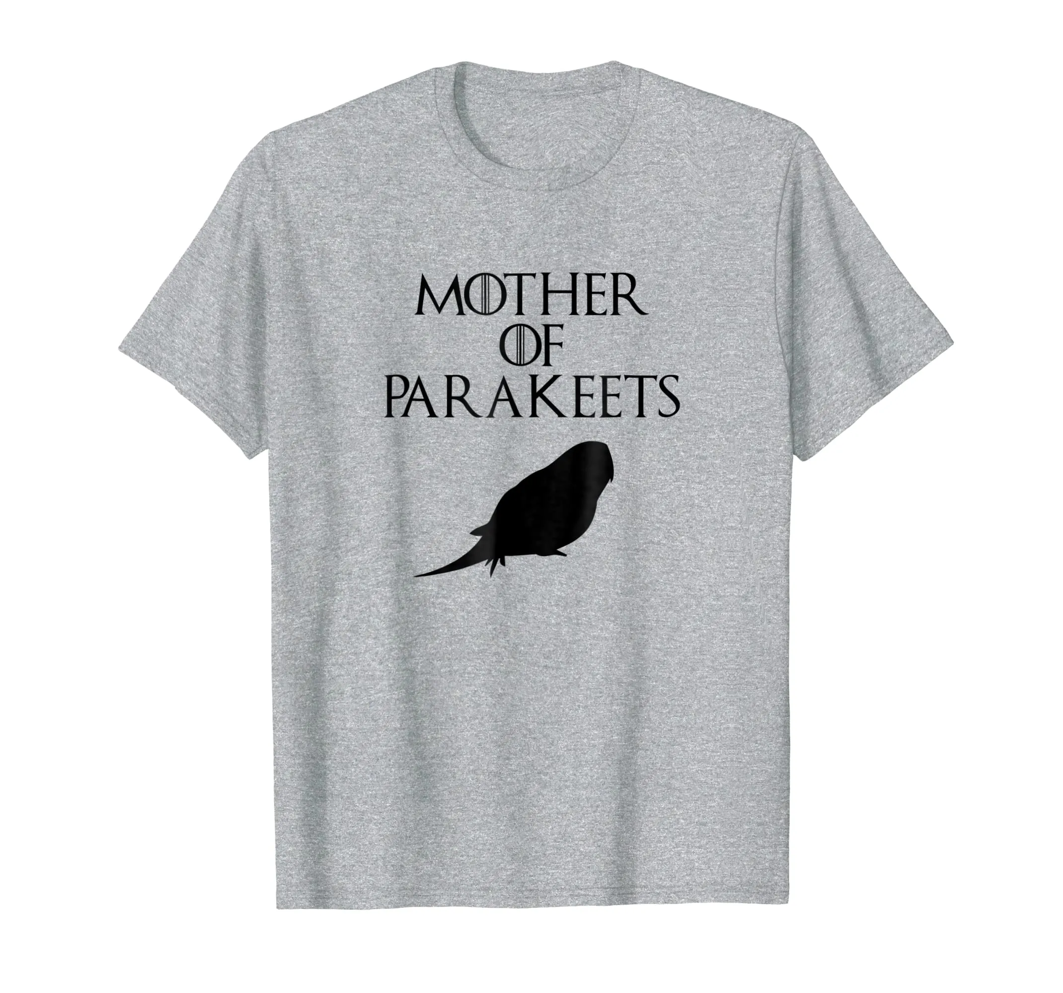 Cute &amp; Unique Black Mother of Parakeets T-shirt E010480