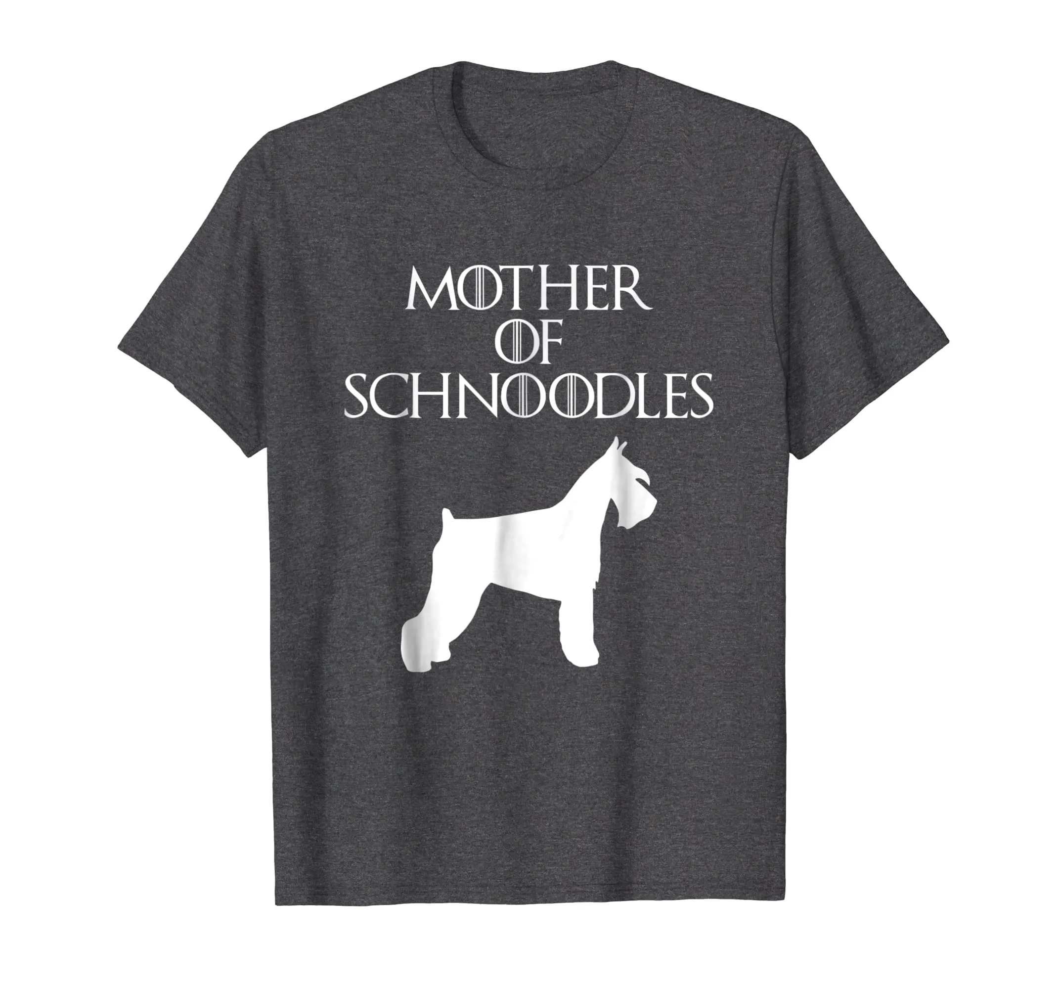 Cute &amp; Unique White Mother of Schnoodles T-shirt E010752