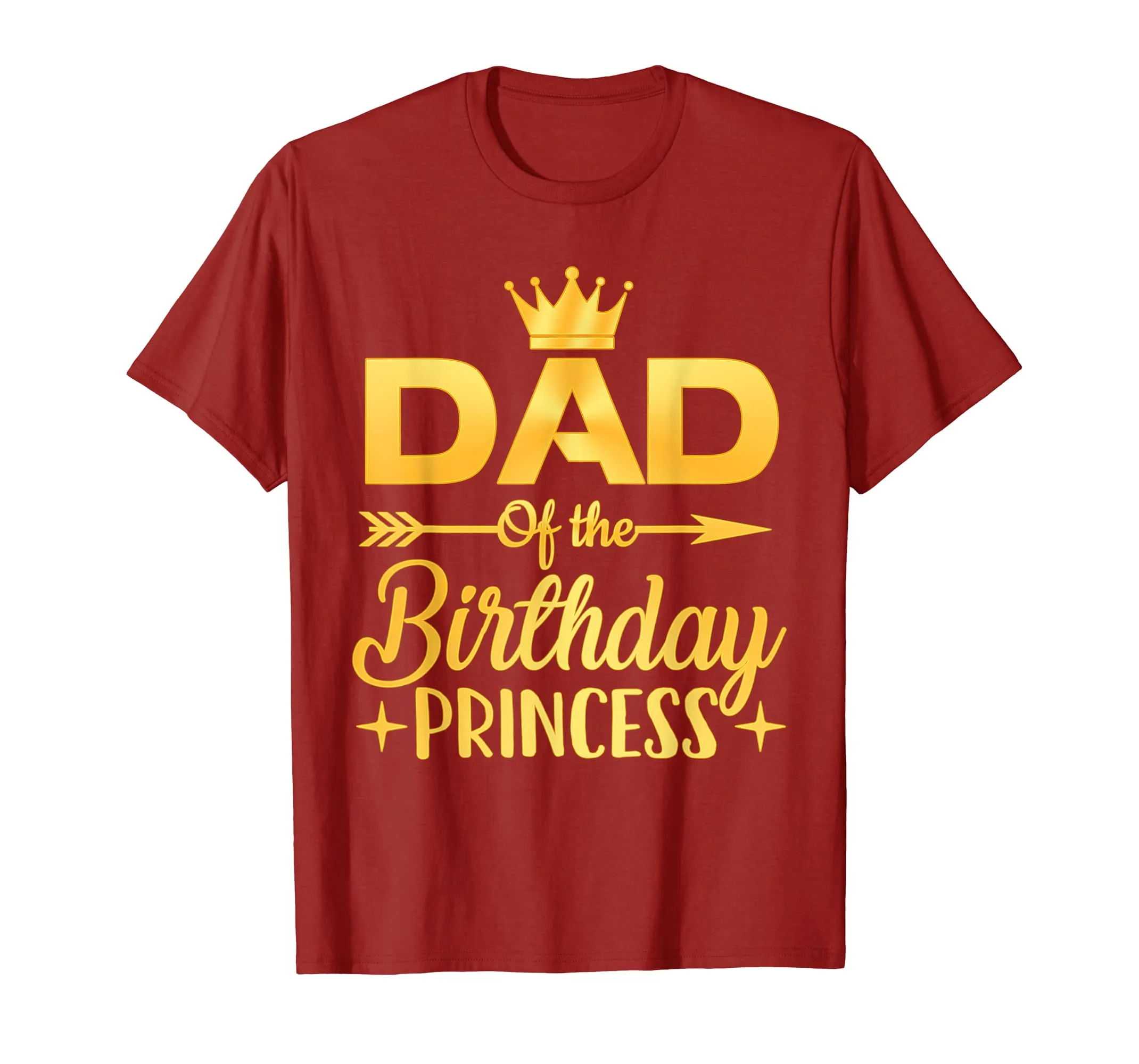 Dad Of The Birthday Princess T-Shirt Father Mother Gifts