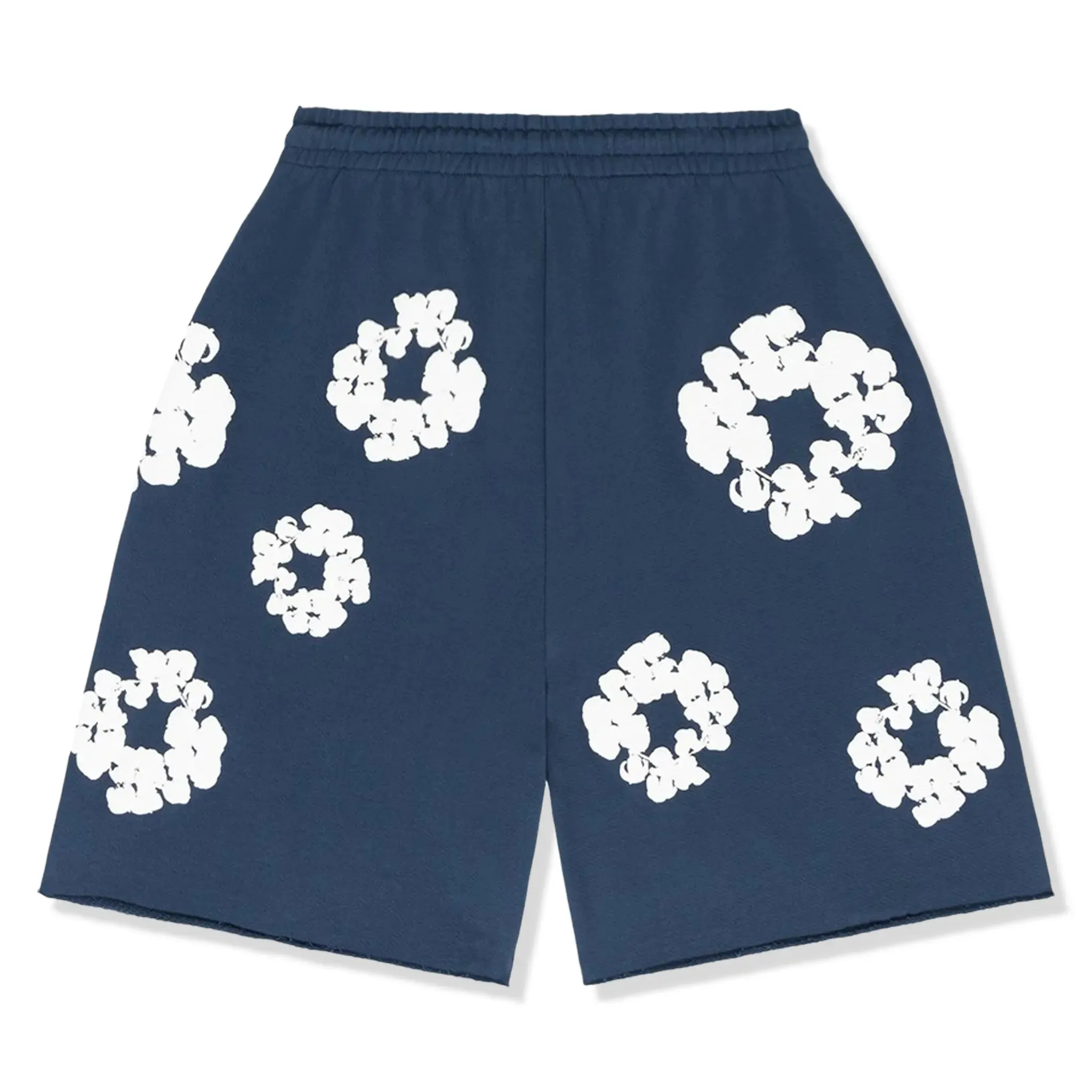 Denim Tears The Cotton Wreath Navy Shorts