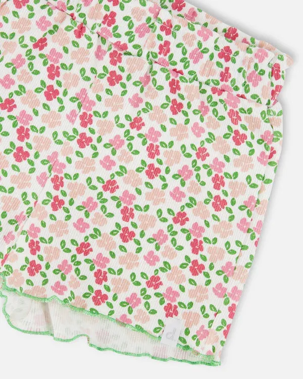 DEUX PAR DEUX- LITTLE KIDS RIBBED SHORT