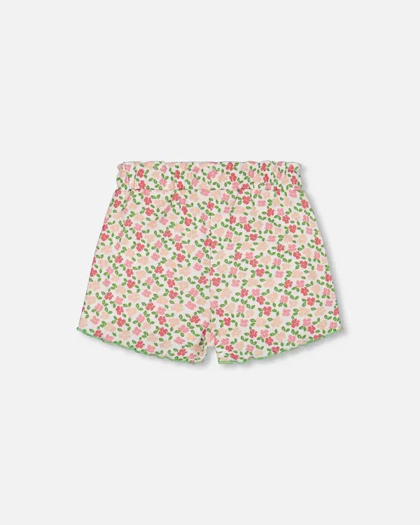 DEUX PAR DEUX- LITTLE KIDS RIBBED SHORT