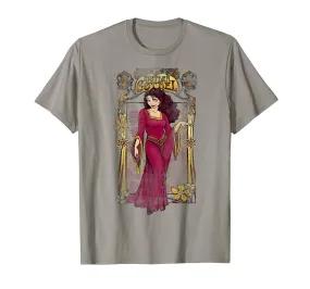 Disney Tangled Mother Gothel Framed Portrait Graphic T-Shirt