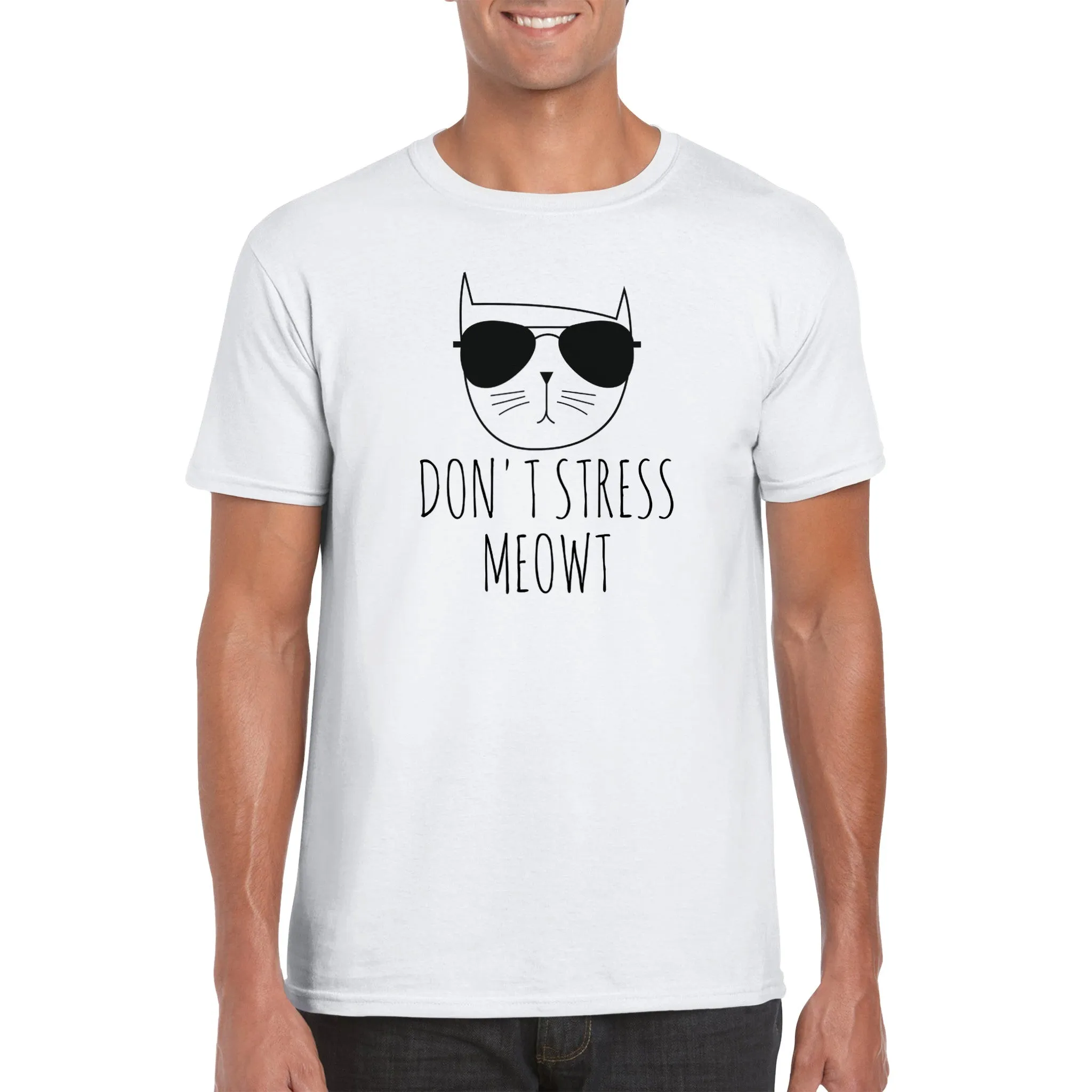 Don't Stress Meowt - Classic Unisex Crewneck T-shirt