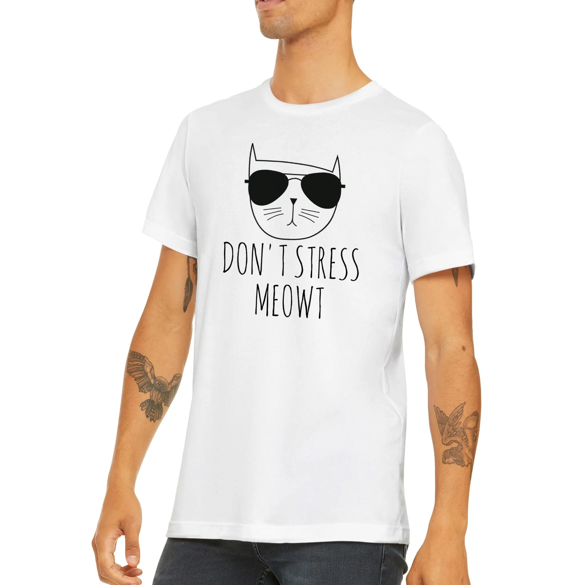 Don't Stress Meowt - Classic Unisex Crewneck T-shirt