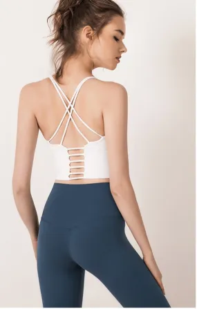 Double Cross Padded Tank Top