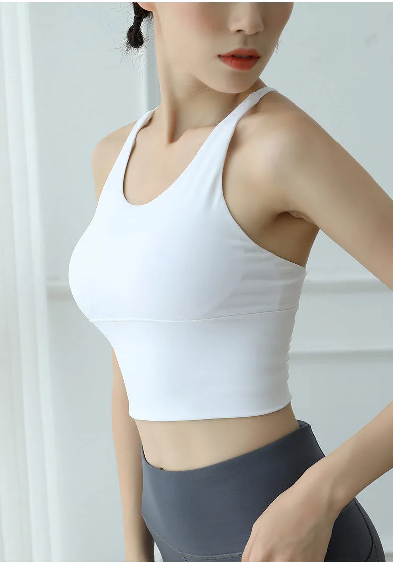 Double Cross Padded Tank Top