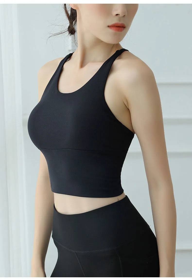 Double Cross Padded Tank Top