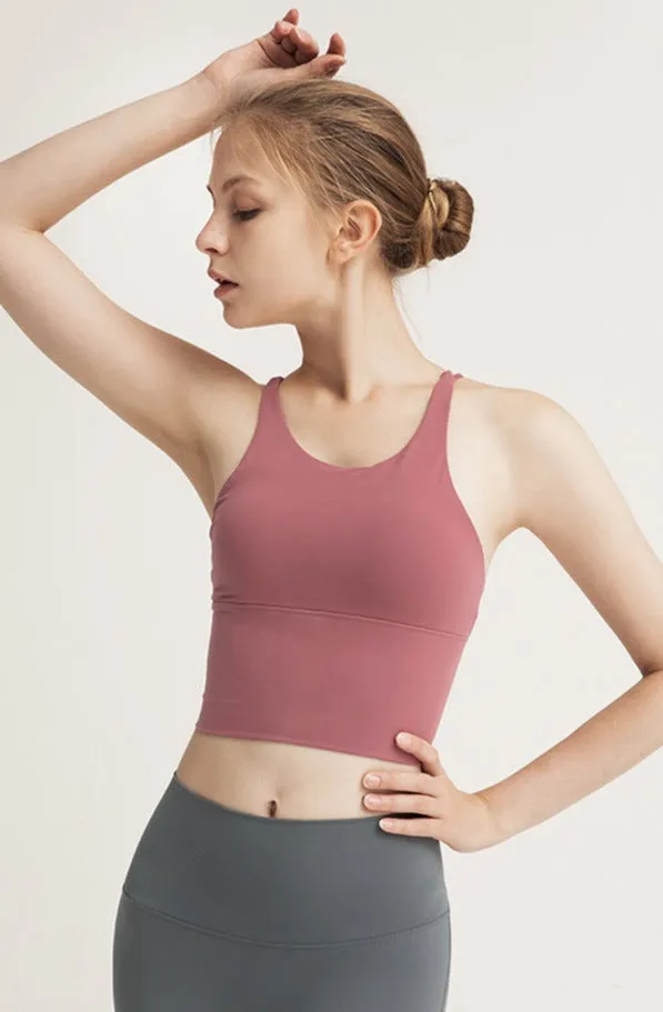 Double Cross Padded Tank Top