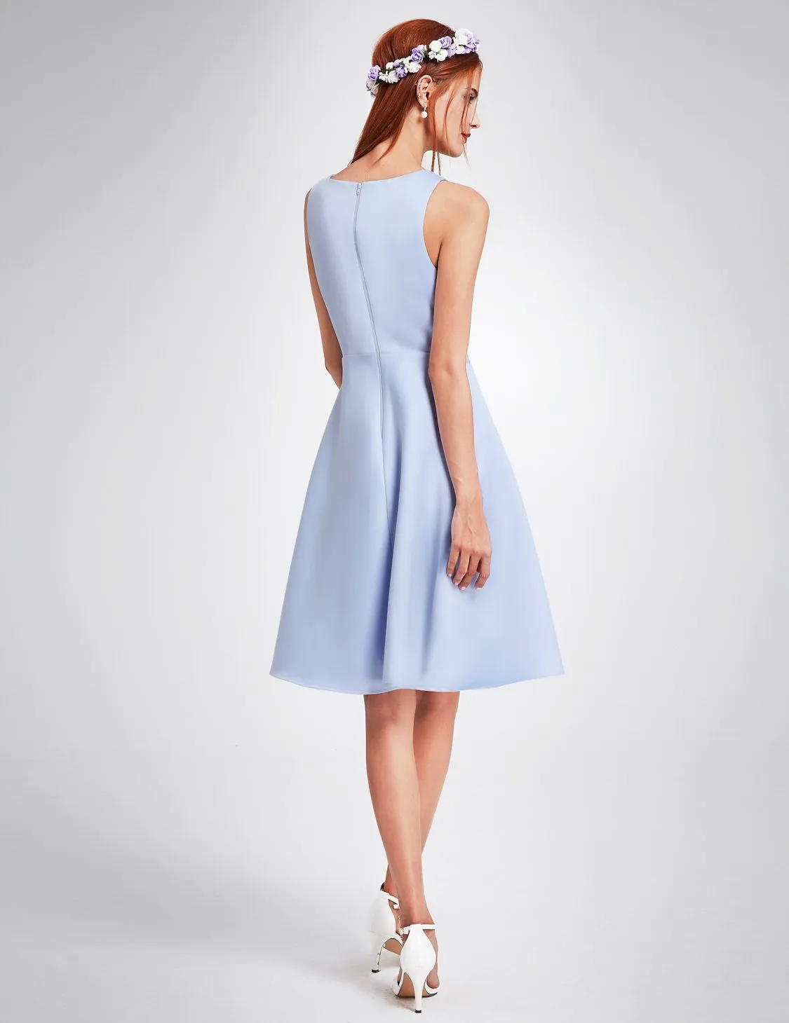 Ever-Pretty Short V Neck Bridesmaid Dress EP05894