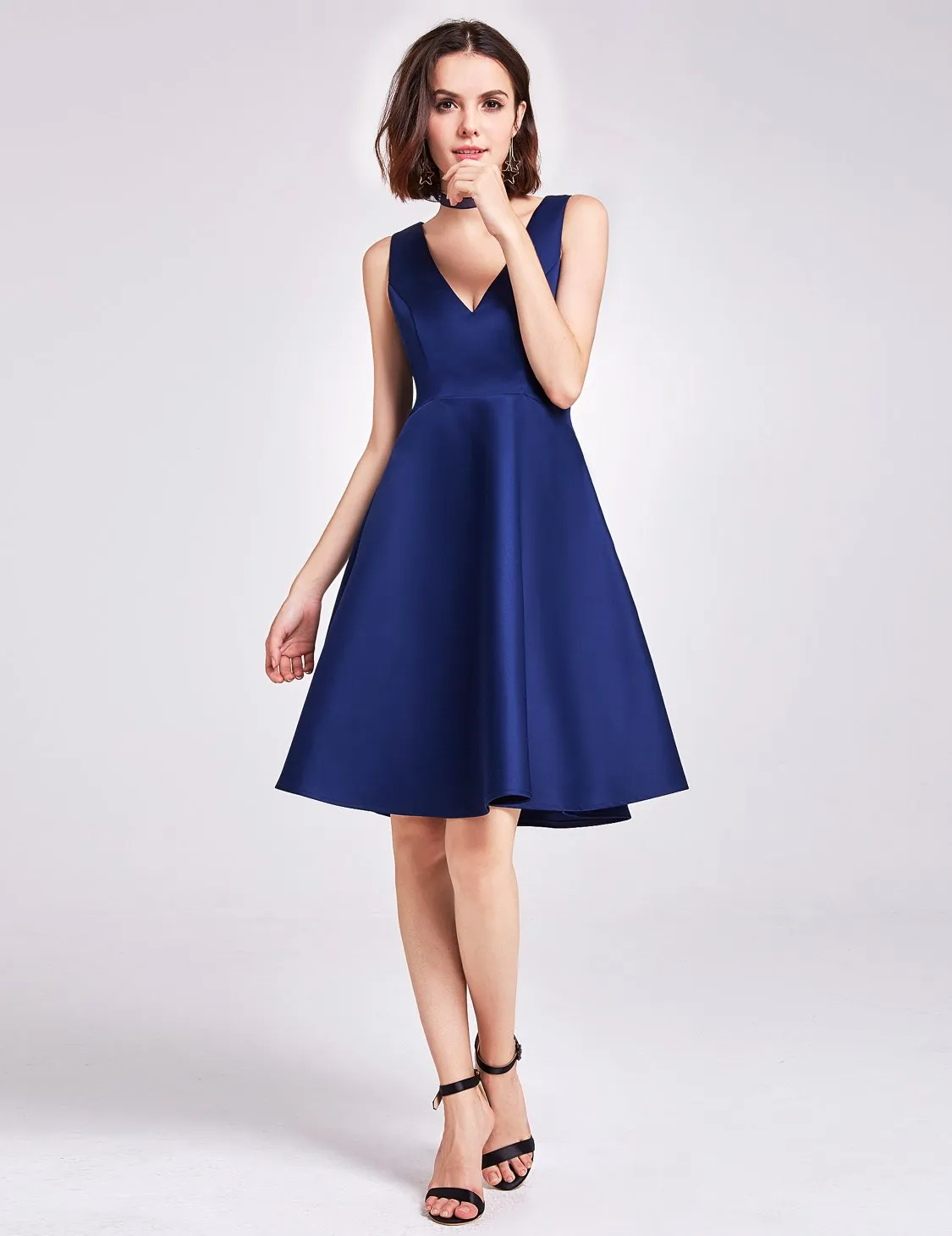 Ever-Pretty Short V Neck Bridesmaid Dress EP05894