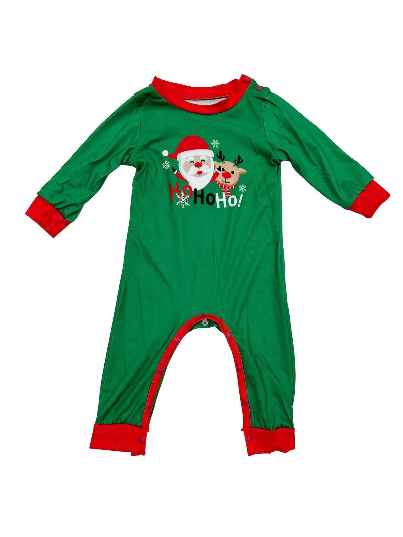 Family Matching Santa Claus Printed Fashion Pajamas