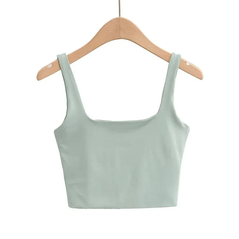 Fashion Short Square Tank Top
