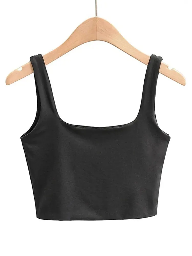 Fashion Short Square Tank Top