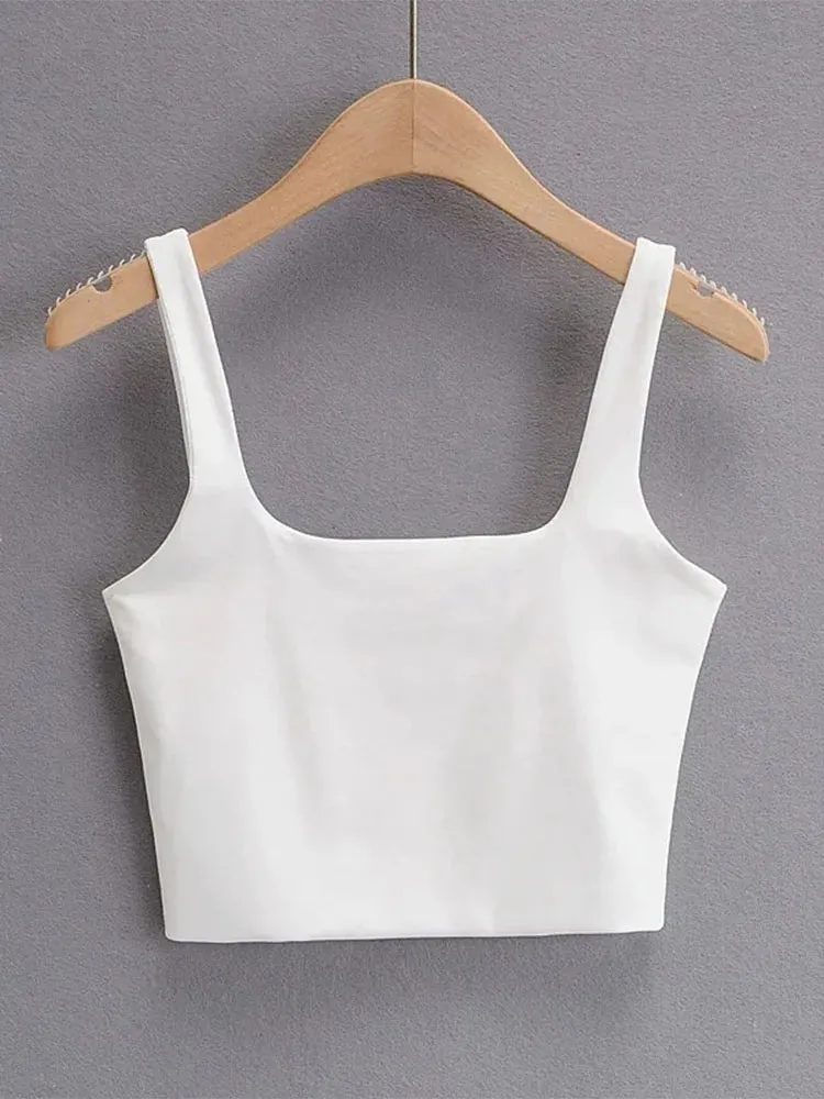 Fashion Short Square Tank Top