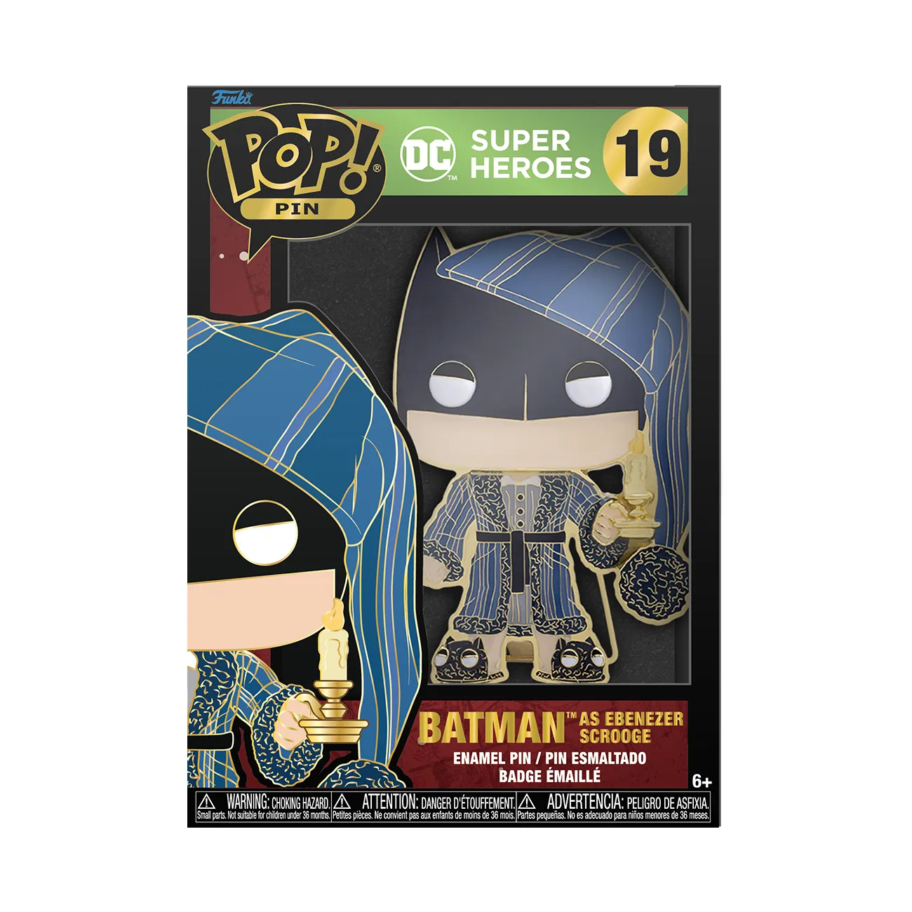 Funko Pop! Pins: DC Super Heroes Holiday - Batman As Ebenezer Scrooge