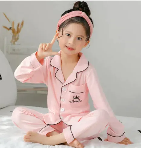 Girls Soft Cotton Pajamas