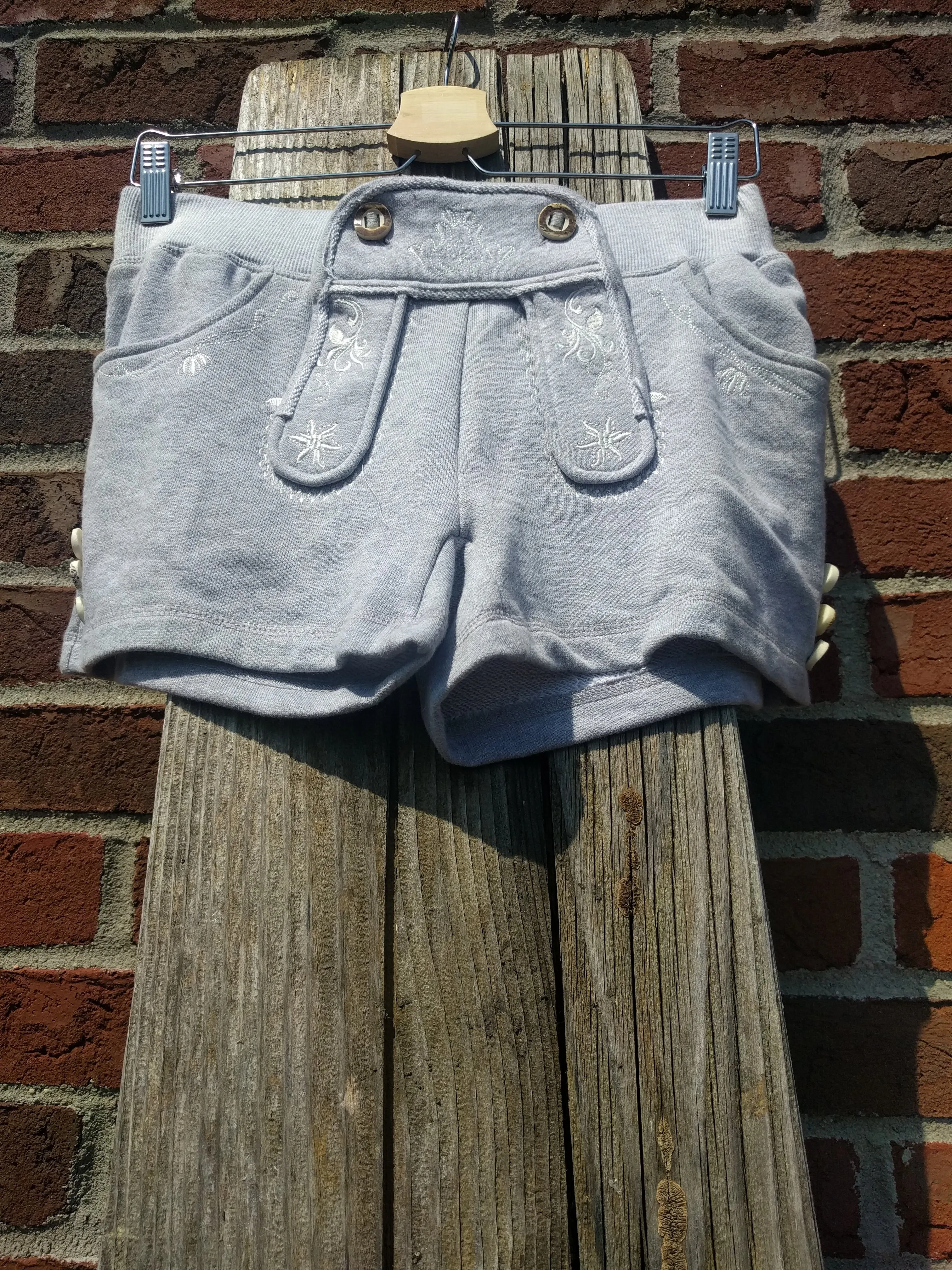 Gwen Soft Lederhosen Style Shorts