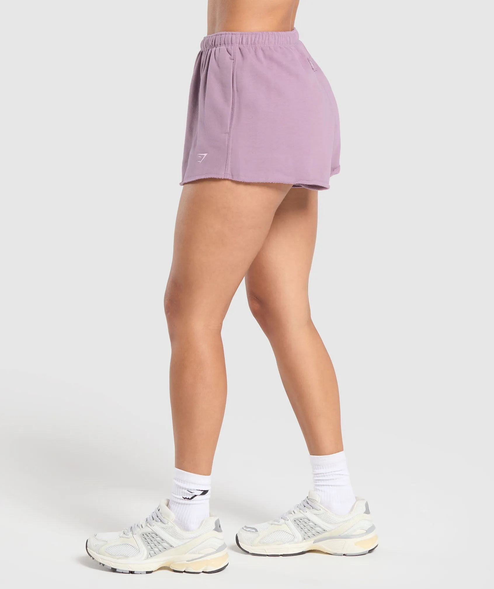 Gymshark Fleece Shorts - Soft Purple