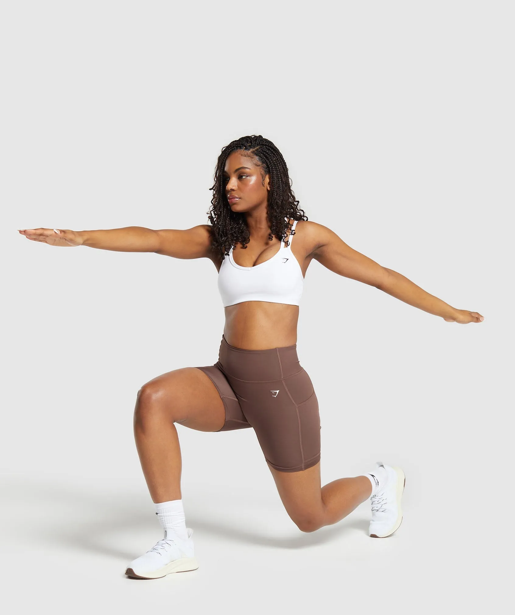 Gymshark Pocket Shorts - Soft Brown