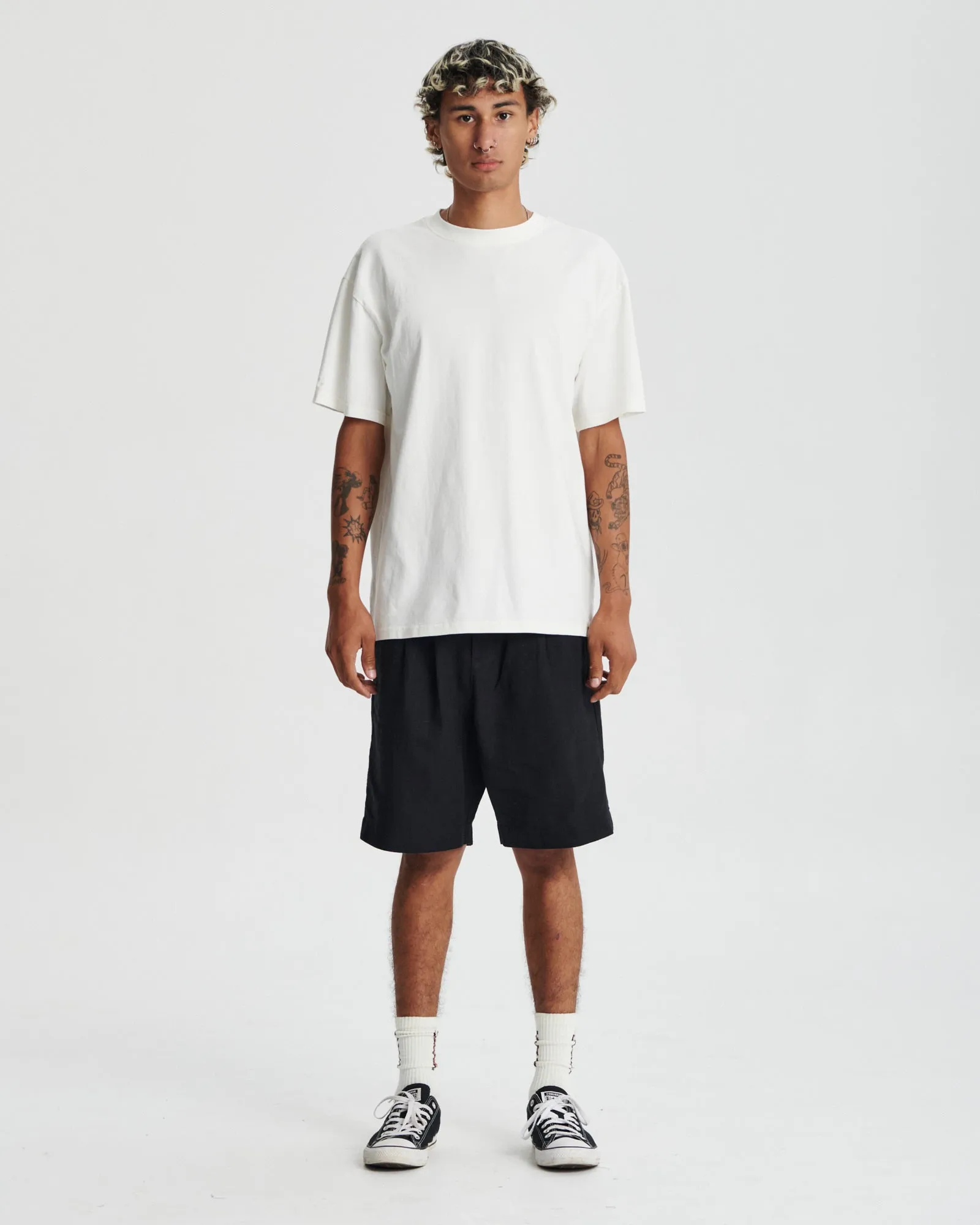 Harro Linen Short - Black