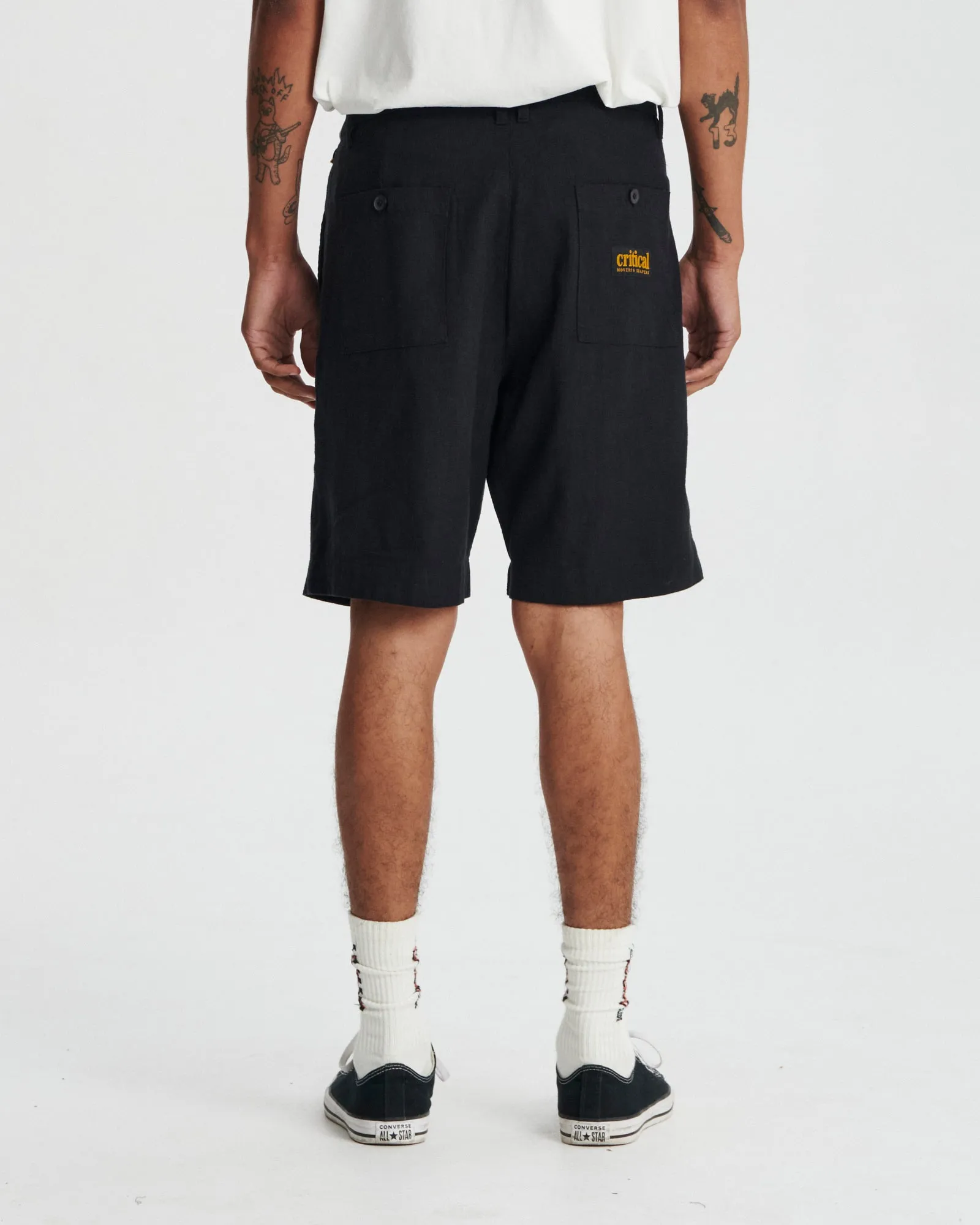 Harro Linen Short - Black