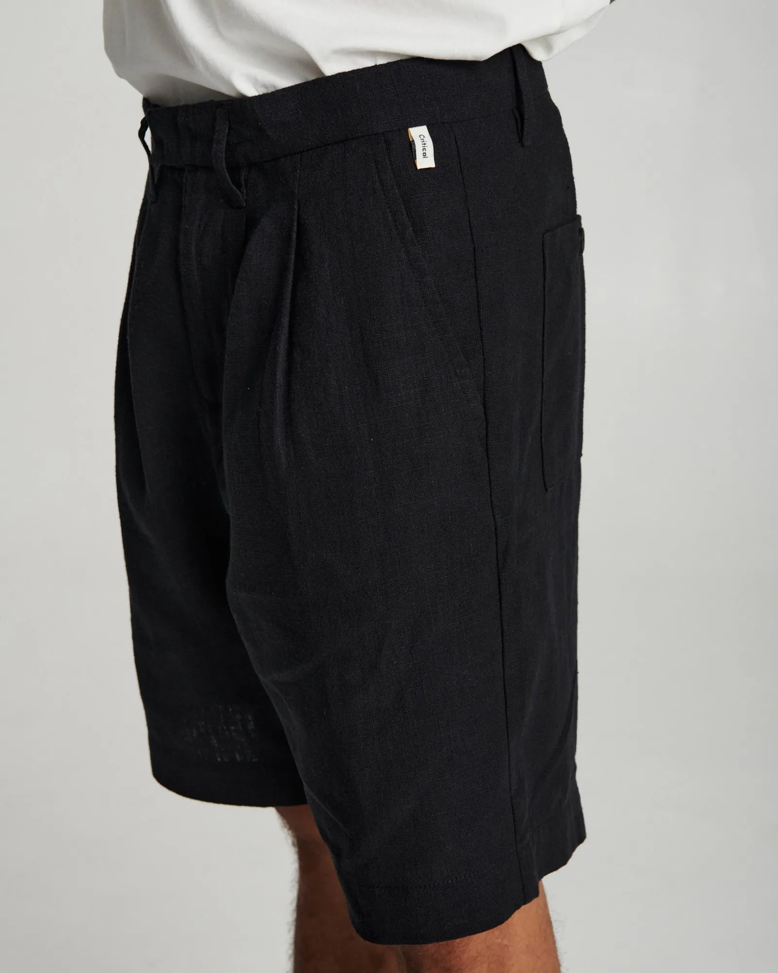 Harro Linen Short - Black