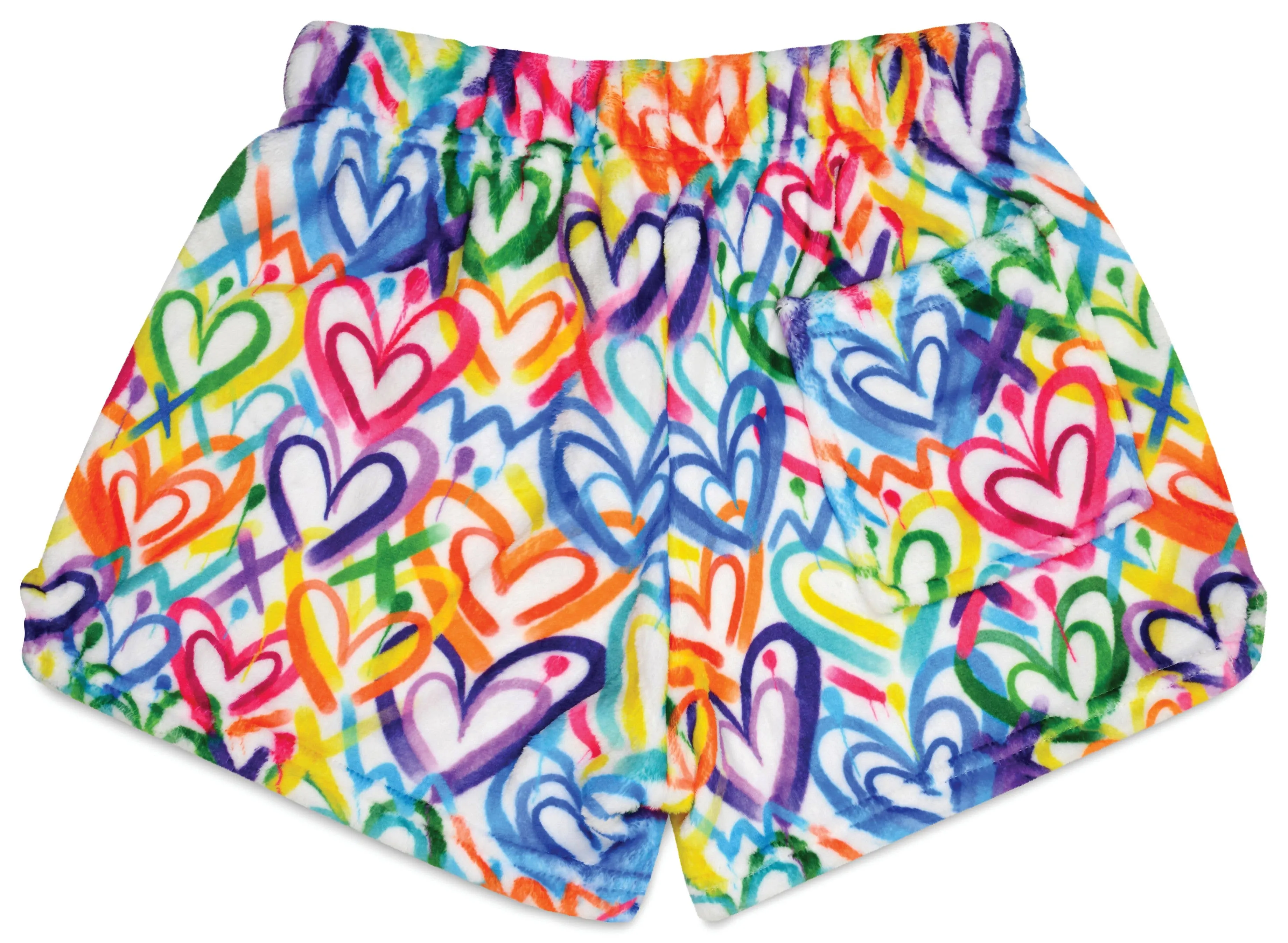 HEARTS PLUSH SHORTS