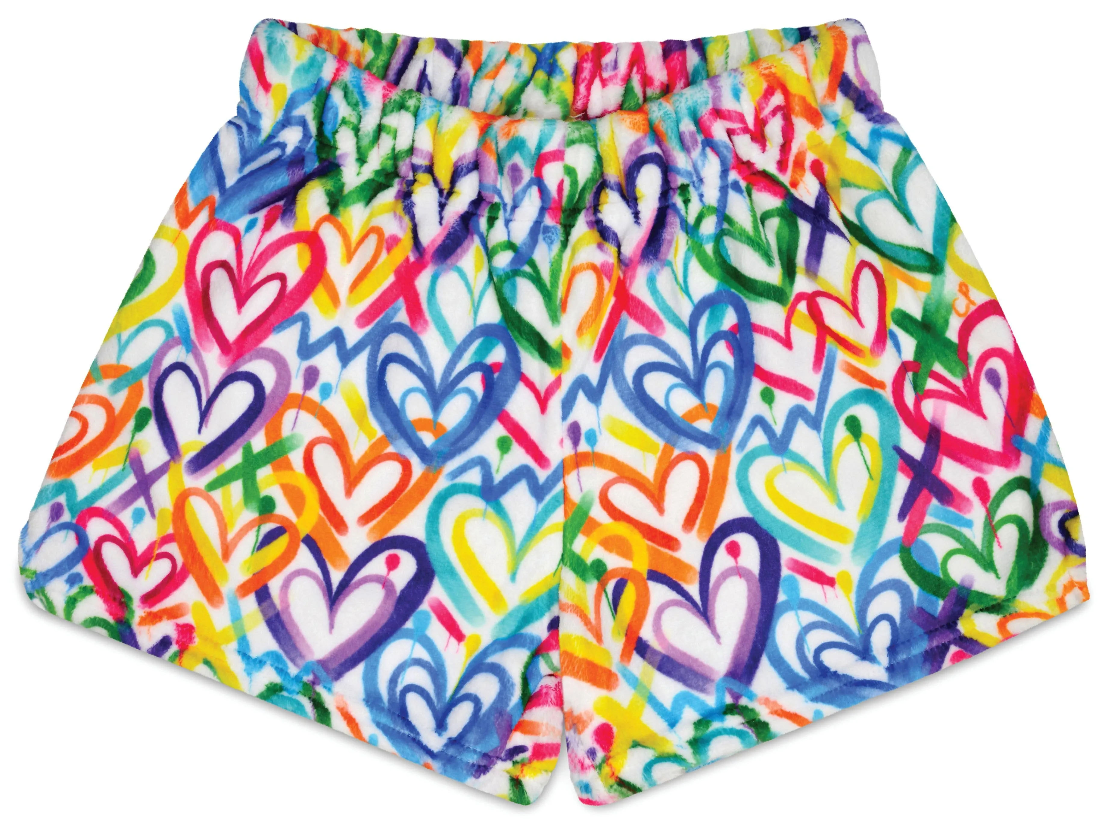 HEARTS PLUSH SHORTS