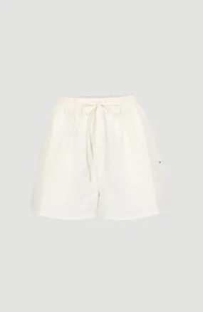 Jarrah Woven High-Waist Shorts | Bleached Sand