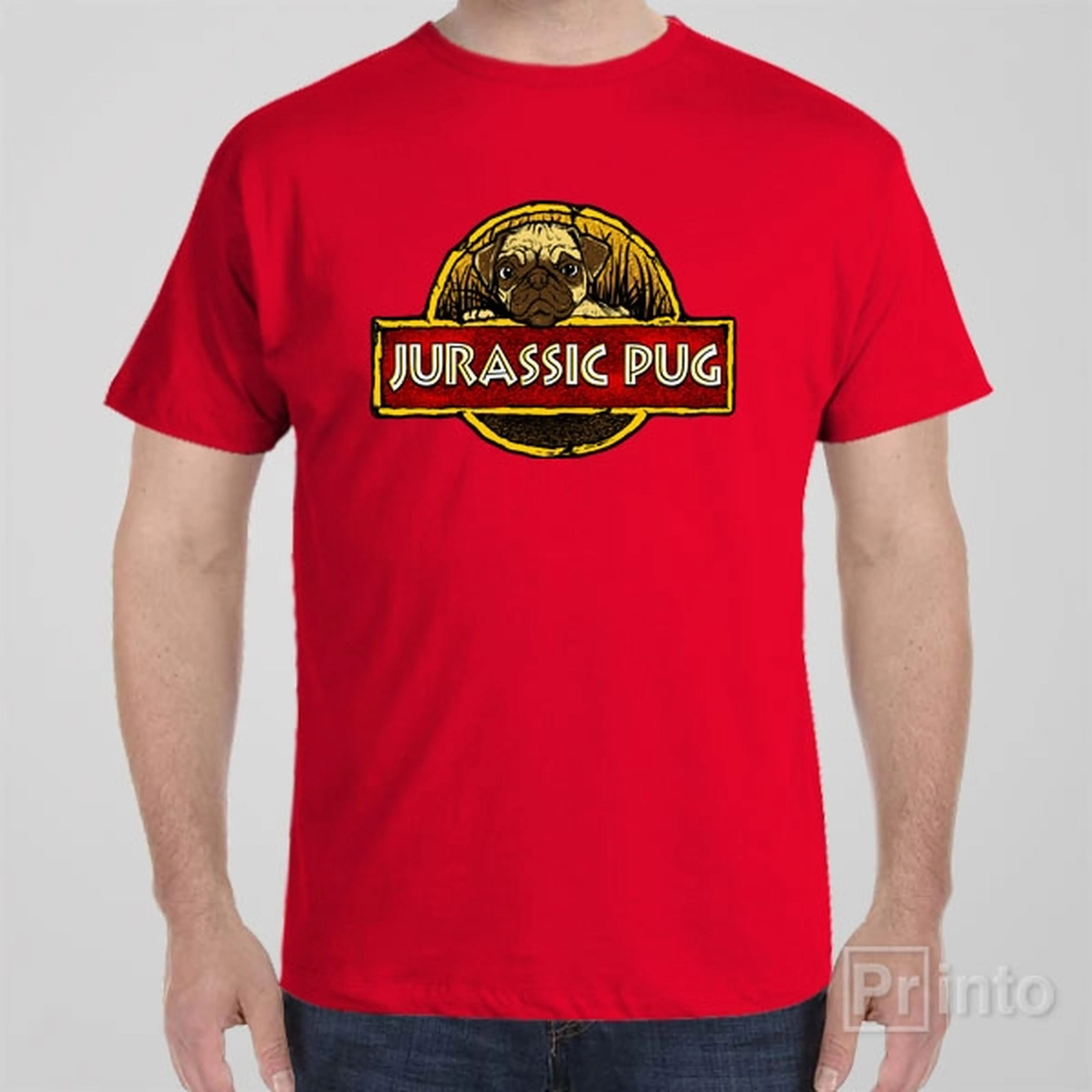 Jurassic pug - T-shirt