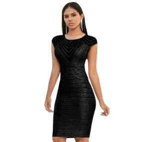 Lace Bandage Hollow Out Bodycon Dresses For Women